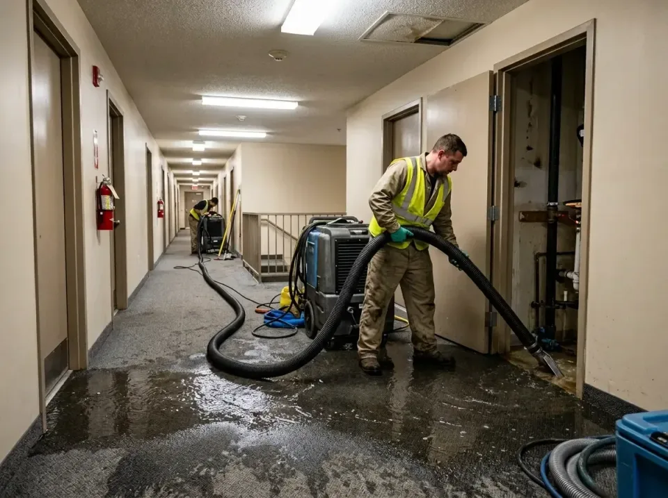 multi-unit-apartment-hallway-f-005 — frequently asked questions, Emergency Burst Pipe Water Extraction & Removal in Lochmoor…